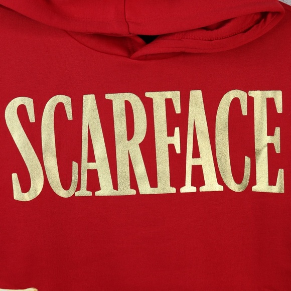 Scarface Reason Red Hoodie Sweater Graphic Size Large. - Picture 3 of 9